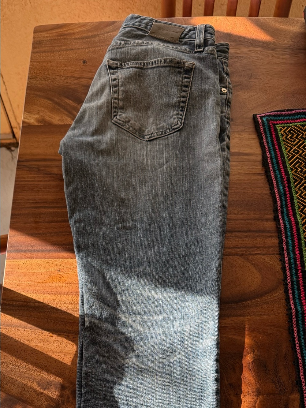 Ag Adriano Goldschmied Slim Straight Light Blue Jeans